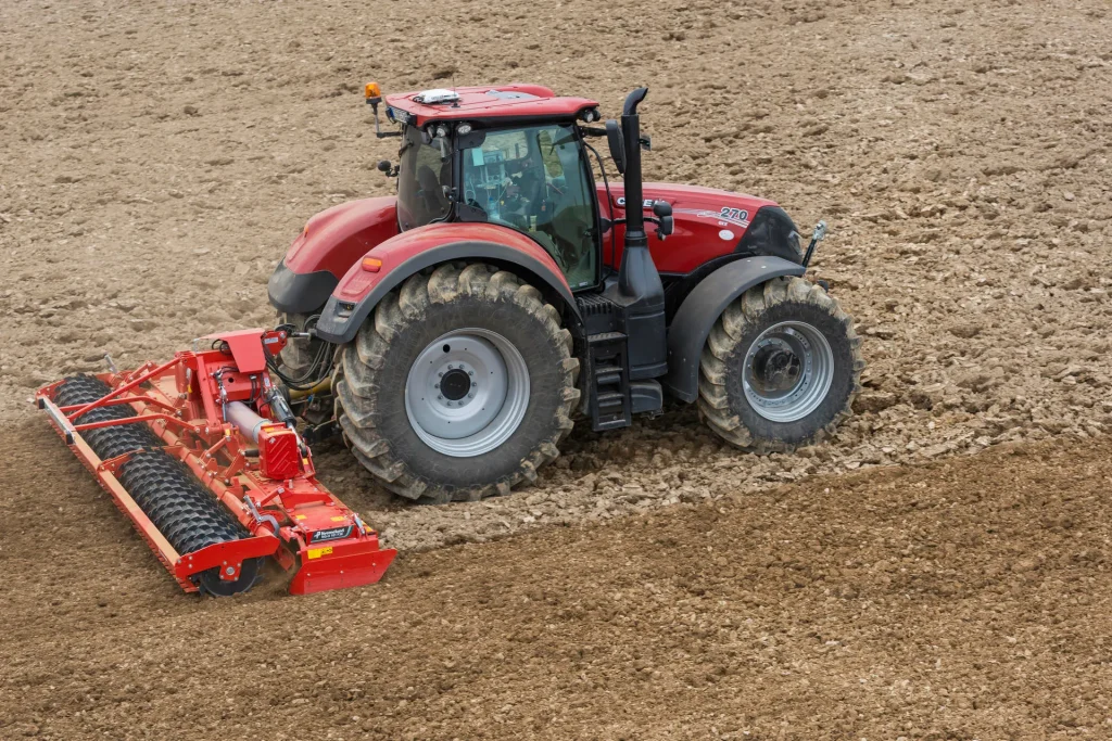 picture of a tractor that can benefit from vehicle cameras